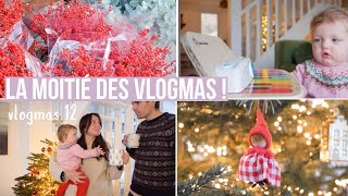 Déjeuner coréen, sapin de verre à Bordeaux, chaï latte maison & Olivia a son 1er piano | VLOGMAS 12