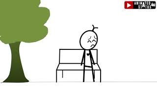 Sad boy | Alone boy | Animated status Animated Status - hdvideostatus.com