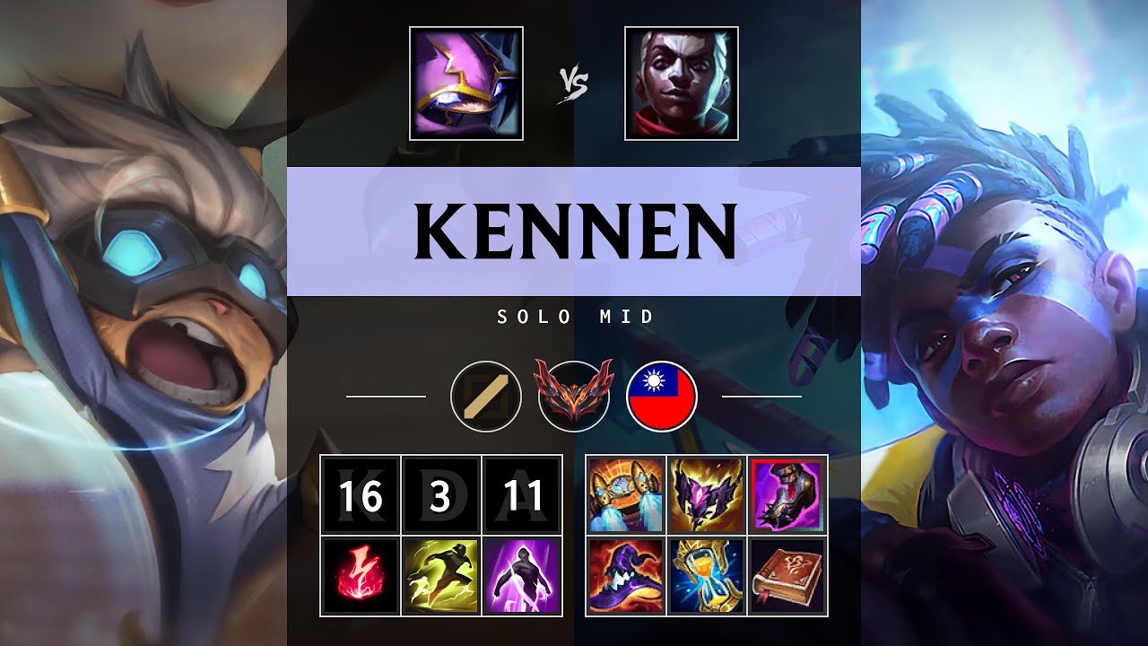 Kennen Mid vs Ekko - TW Grandmaster Patch 25.17