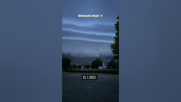 Dolazak Razorne Oluje ⚡⚡⚡🌨 u Srbiju #srbija #nevreme #superćelija