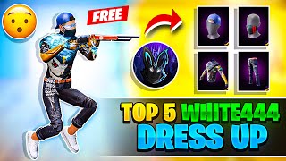 Top 5 Best No To up Dress Combination like White 444 || Mad hyper gaming 🔥