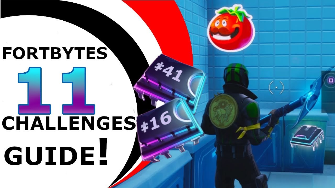 FORTNITE FORTBYTES CHALLENGES GUIDE #11-Fortbytes #16 & #41 - SEASON 9