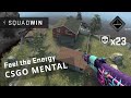 Feel the Energy goes Mental with 23 Kills - Full round CS:GO Danger Zone