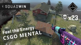 Feel The Energy Goes Mental With 23 Kills - Full Round Csgo Danger Zone