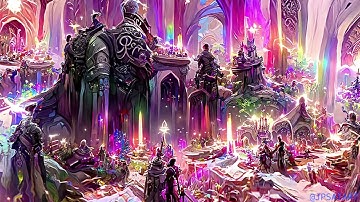 DISCO DIFFUSION 3D AI  ART ANIMATION | ALFHEIM’S BRILLIANT LIGHT MAGIC