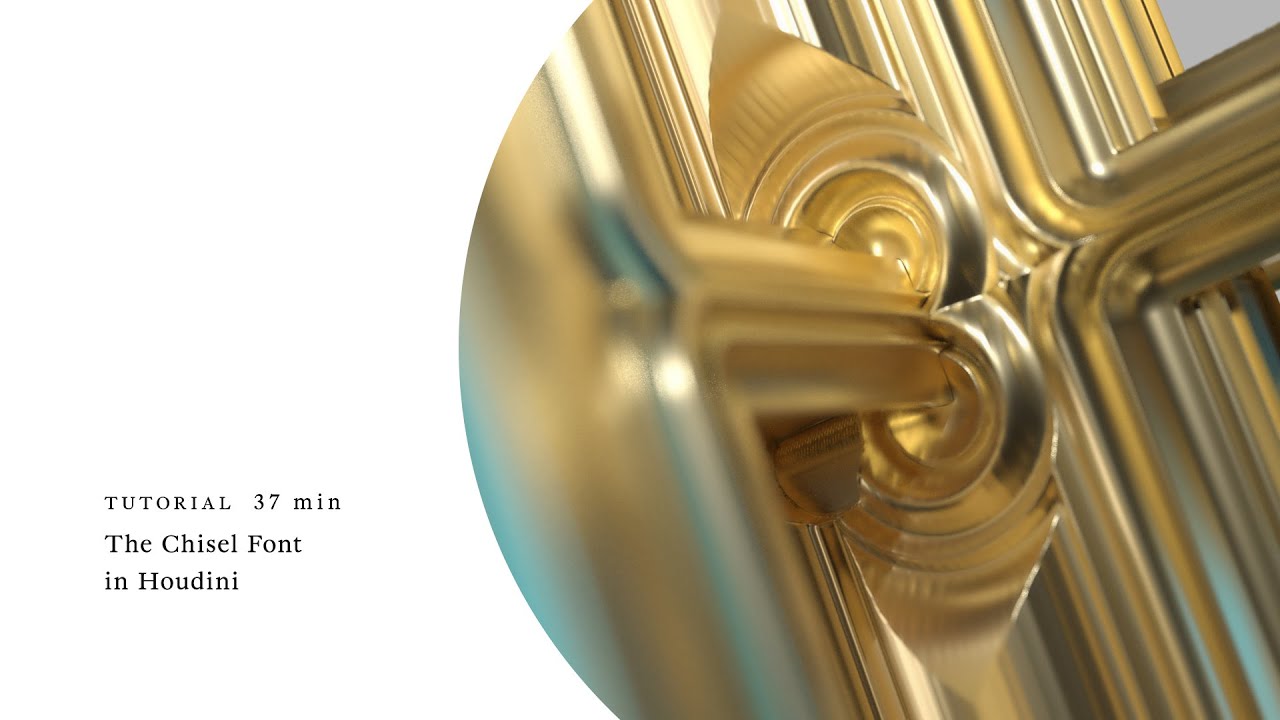 Houdini tutorial - insides -  Caps and Bevels by Curve