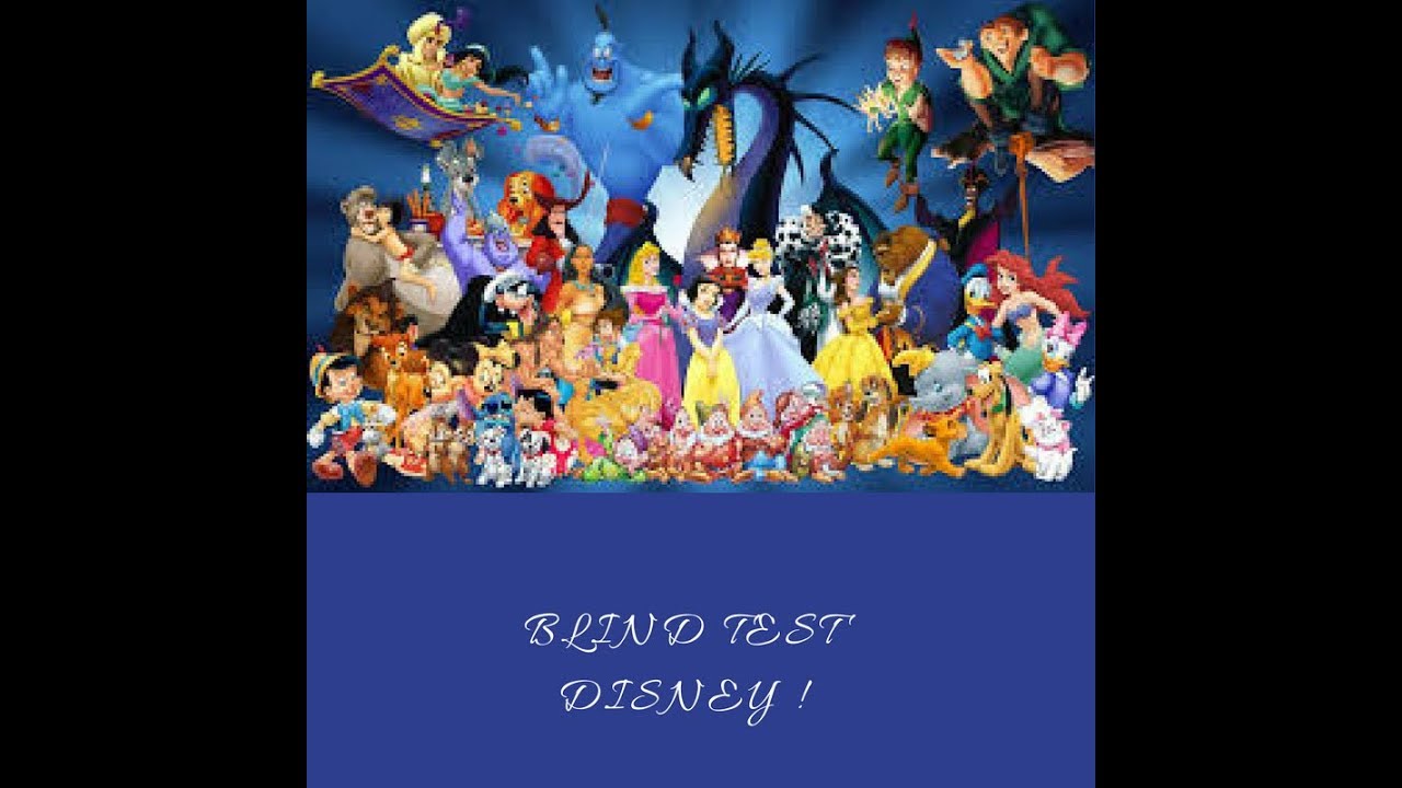 Blind Test Disney !