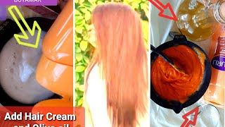 DYE YOUR HAIR WITH CONDITIONER AND OLIVE OIL😯DYE YOUR LONG HAIR EVEN AT HOME YOURSELF CHEAP-EASY screenshot 4