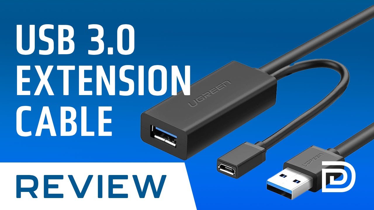 Best Extension Cable // UGREEN USB 3.0 Extension Cable 10m Review - YouTube