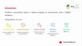 Python MySQL Connectivity (Lecture #1) #viral #python #mysql