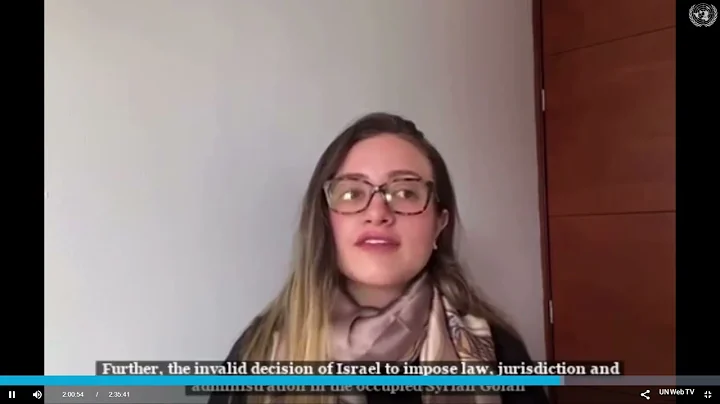 46th Session UN Human Rights Council - Justice & Accountability for Palestinians - Laura Pachón