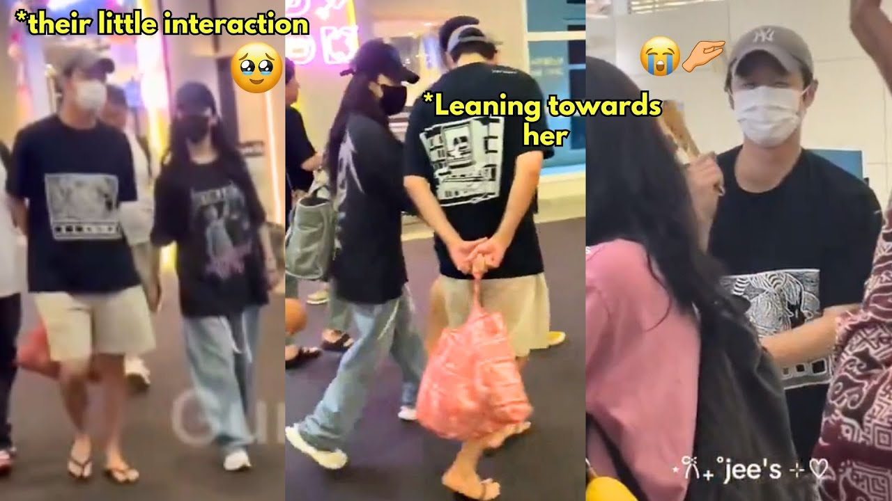 I’m getting emotional😭 yapper girlfriend Younjung and silent listener boyfriend Junwon vibes🥹