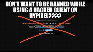 Minecraft Hypixel Hacked client - Bypasses watchdog! (WORKING NOVEMBER 2020)