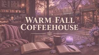 Warm Fall Christian Coffeehouse 🍂 | Cozy Worship Jazz, Calm Autumn Ambience, Prayer & Bible Reading