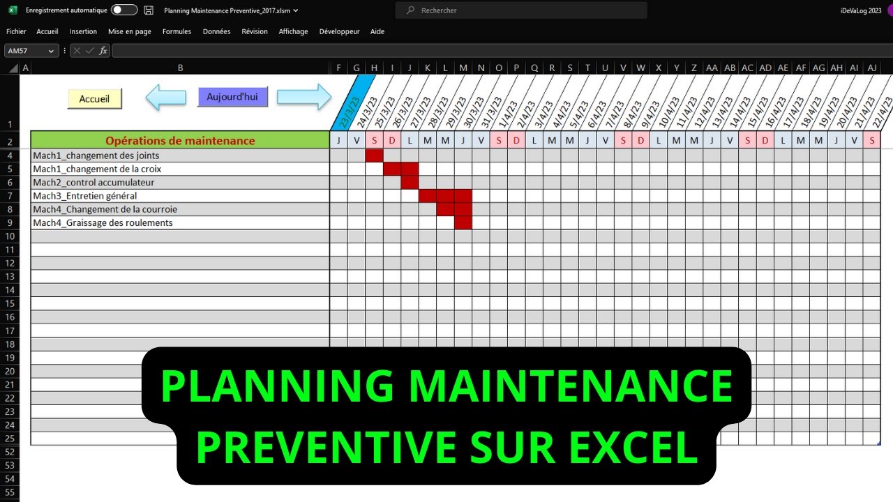 Maintenance planning