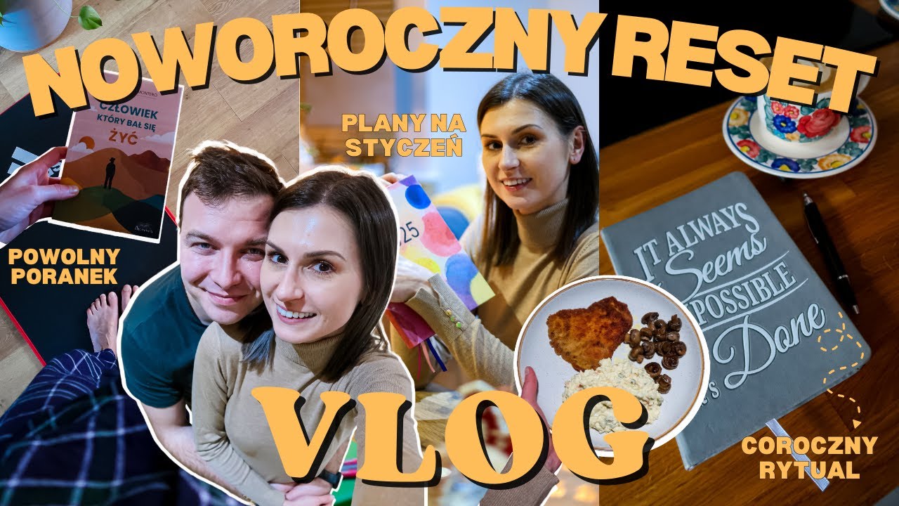 NOWOROCZNY RESET: IDEALNY PORANEK ⭐️ CELE NA STYCZEŃ I HABIT TRACKER ✅ WARTO TO ZROBIĆ Z PARTNEREM ✨