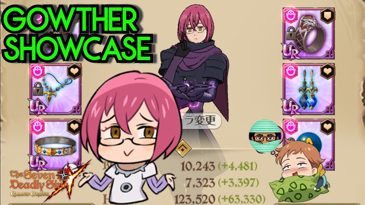 Coin Shop Red Gowther Showcase | Full UR Gear | PVP / PVE Breakdown | Seven Deadly Sins Grand Cross