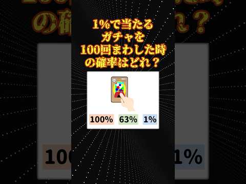 数学の面白い話「ガチャの当たる確率とネイピア数」
