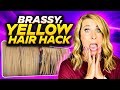 Brassy, Yellow Hair Hack | SHINEFINITY Zero Lift Glaze