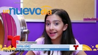 Una pequeña “youtuber” te enseña trucos de maquillaje | Un Nuevo Día | Telemundo