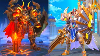 Tigreal Lightborn Defender VS Fallen Guard Skin | Mobile Legends Bang Bang