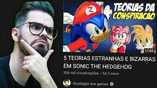 Pai Troll Reagindo As 5 Teorias Estranhas E Bizarras Em Sonic
