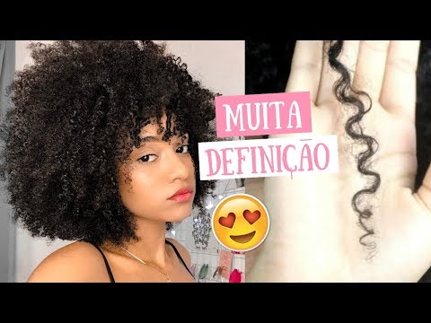Como DEFINIR MUITO cabelos crespos tipo 4 ! TRUQUES NA FINALIZAÇÃO
