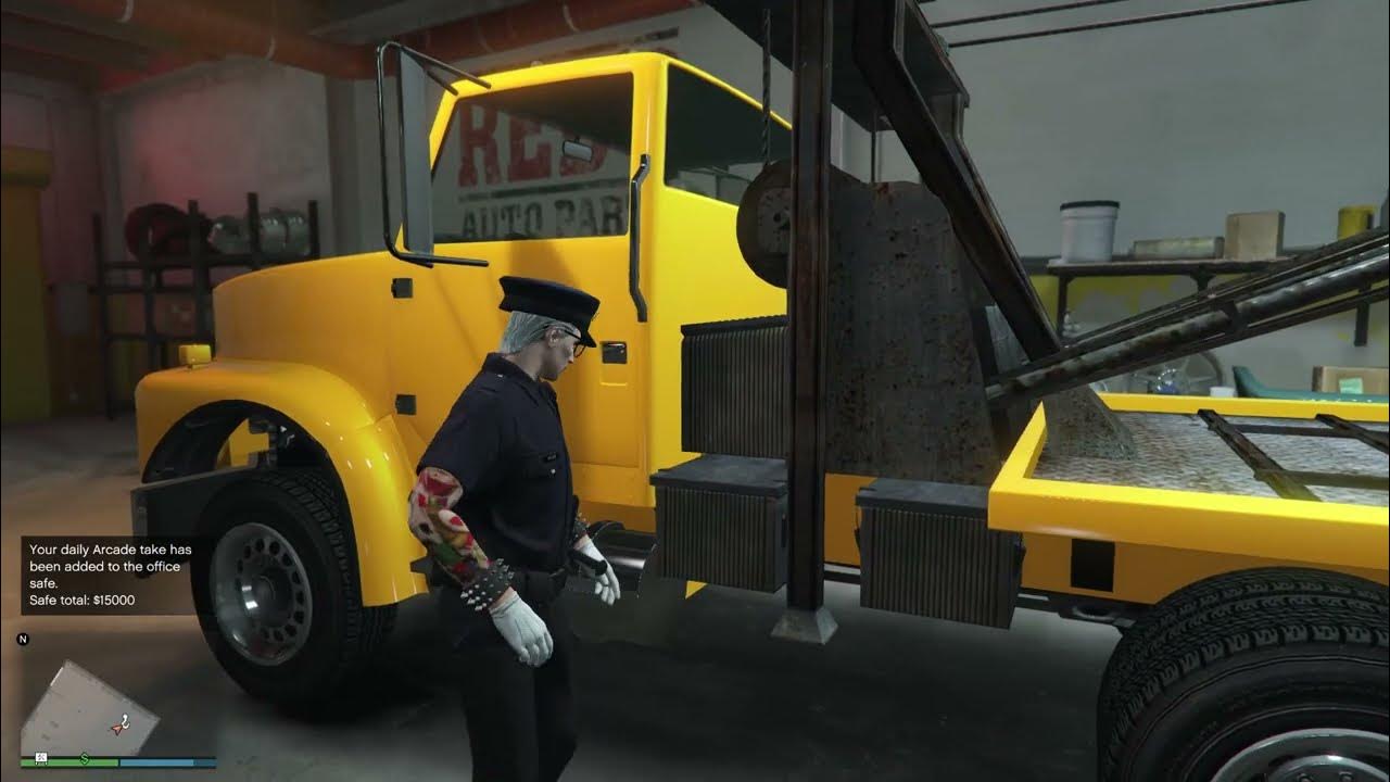 GTA V Salvage Yard, Tow Truck Services, Ubermacht Zion, 2142 YouTube