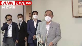 【ノーカット】モデルナ製ワクチンに異物　接種会場視察　菅総理コメント