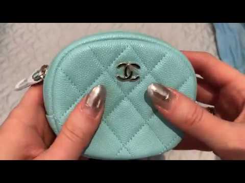 Chanel Classic Medium, Tiffany Blue Caviar with Gold Hardware, New in  Dustbag WA001