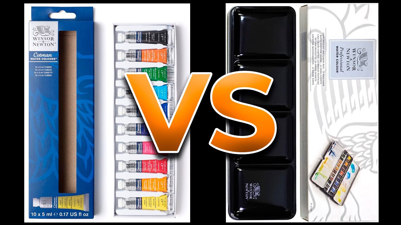 Aquarela Cotman VS Winsor & Newton Profissional | Comparativo