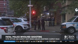 NYPD Officer Wounded, Suspect Killed In Harlem Shooting