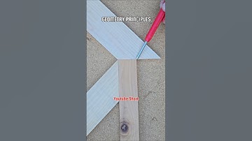 Geometry Secrets Every Carpenter Should Know! | wood worker 📐🪚 #Shorts #geometry #carpentry #how