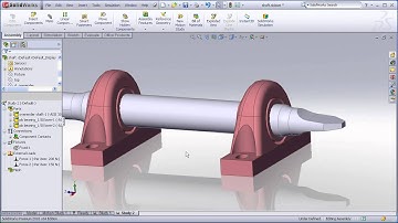 Solidworks simulation study of assembly