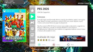 🎮 PES 2026 Patch no Xbox 360 | Temporada 2026 Atualizada