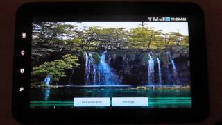 JUNGLE LAGOON WATERFALL LIVE WALLPAPER - App Review by ReviewBreaker screenshot 4