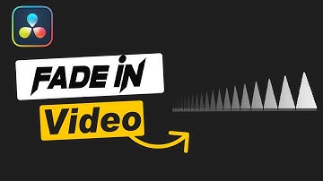 How To FADE VIDEO In Davinci Resolve