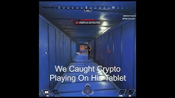 I Caught Crypto Playing Apex On His Tablet