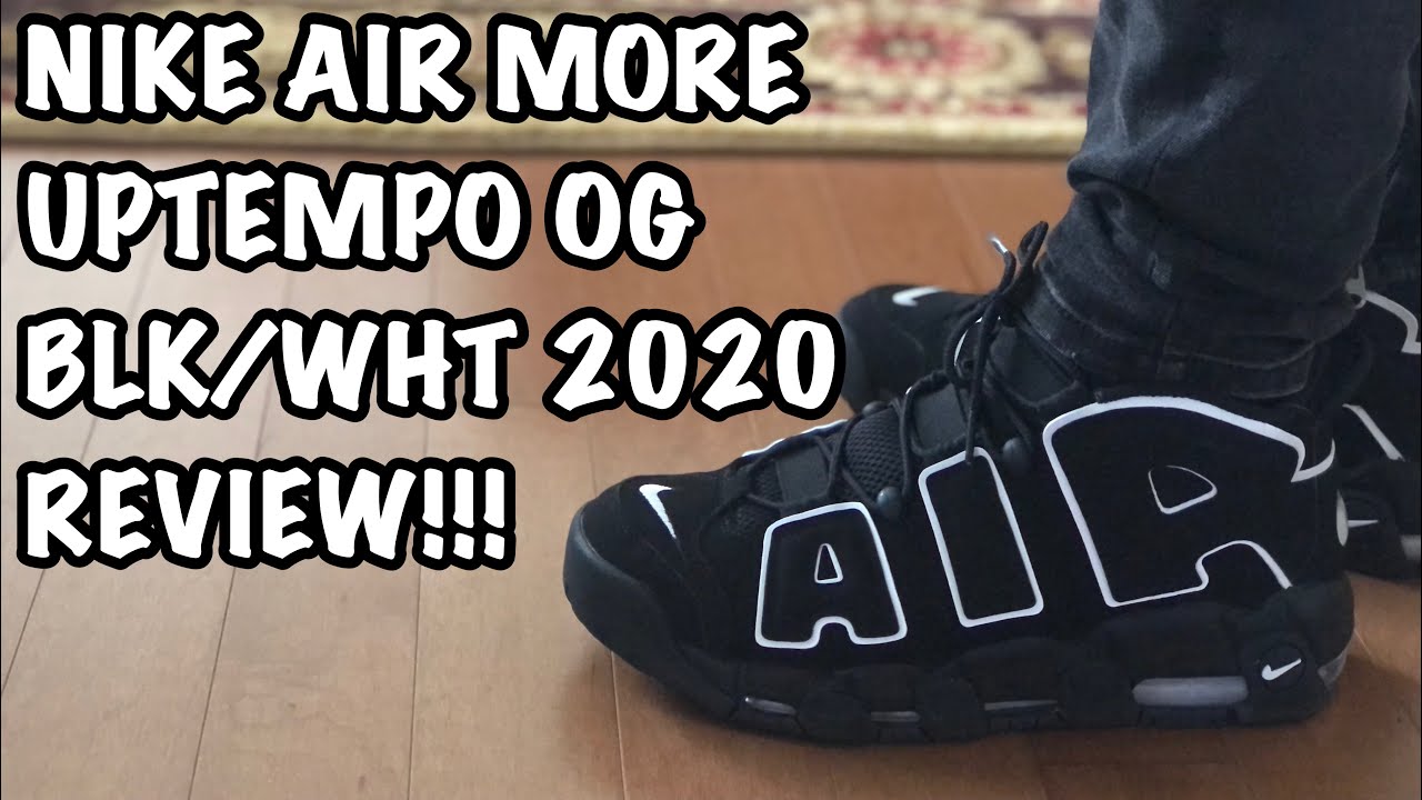 nike air more uptempo black 