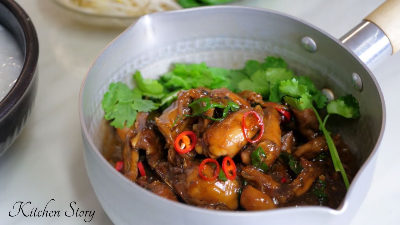ខកង្កែប [Braised Frog Leg with Ginger] [Kitchen Story] - YouTube