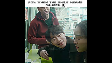 POV: When the Smile Means Danger...🔥🎬|Weak hero class 2|QMIIR - SEMPERO slowed| PRINCE FX #kdrama