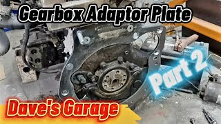 Ford Escort MK1 Restoration. Gearbox Adaptor Plate Part 2. MX5 NA to Zetec ST170