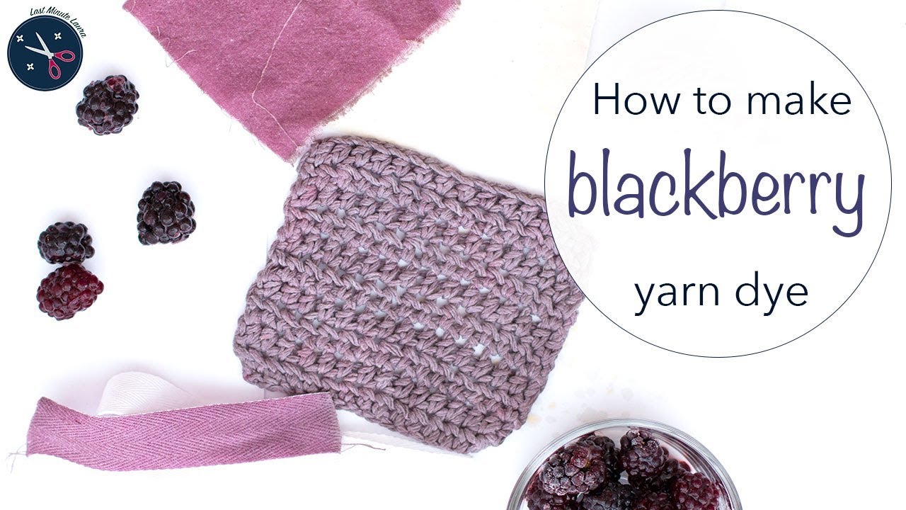 How To Make Dye From Blackberries