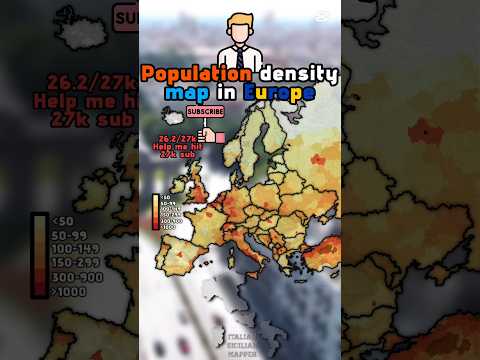 Population density map