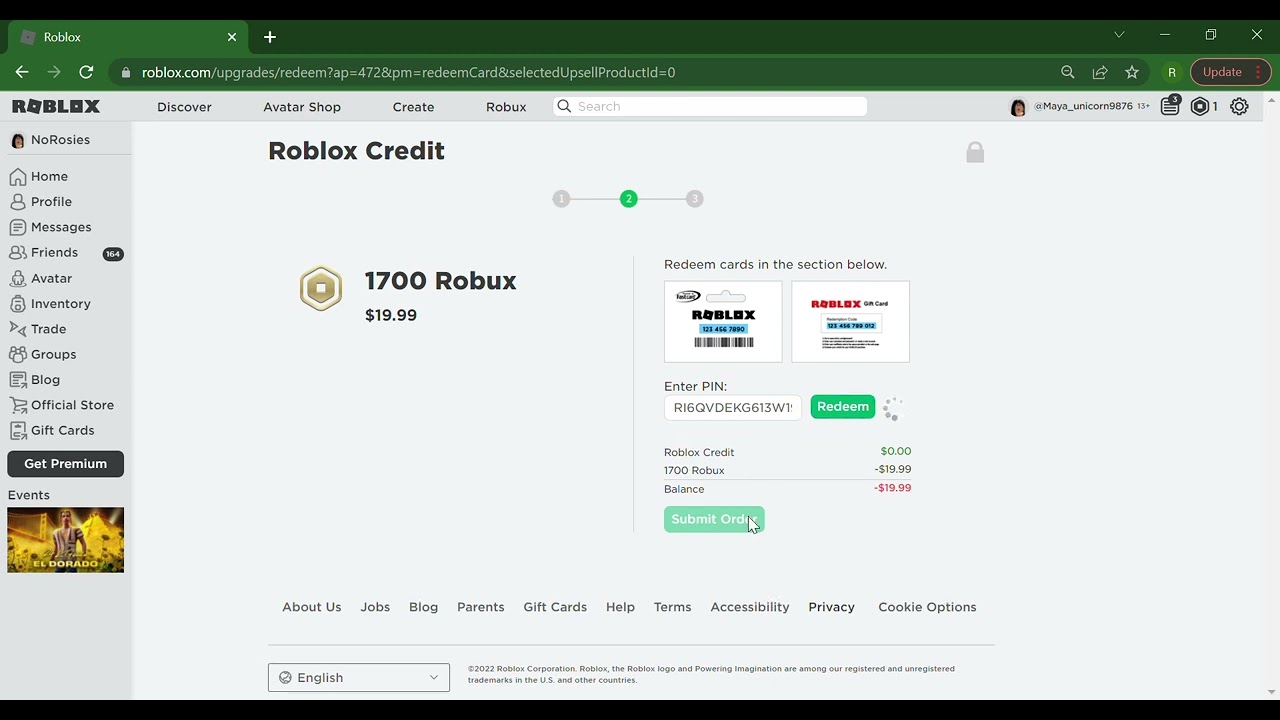 HOW TO REDEEM A ROBUX GIFT CARD ON ROBLOX (2022) 