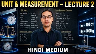 Units & Measurement – Lecture 2 | Physics for Beginners to Advanced | Hindi