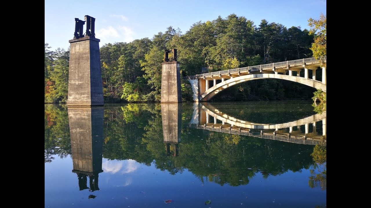 Tallulah Falls Lake Yak trip highlights with Historical photos matched to modern landscape!