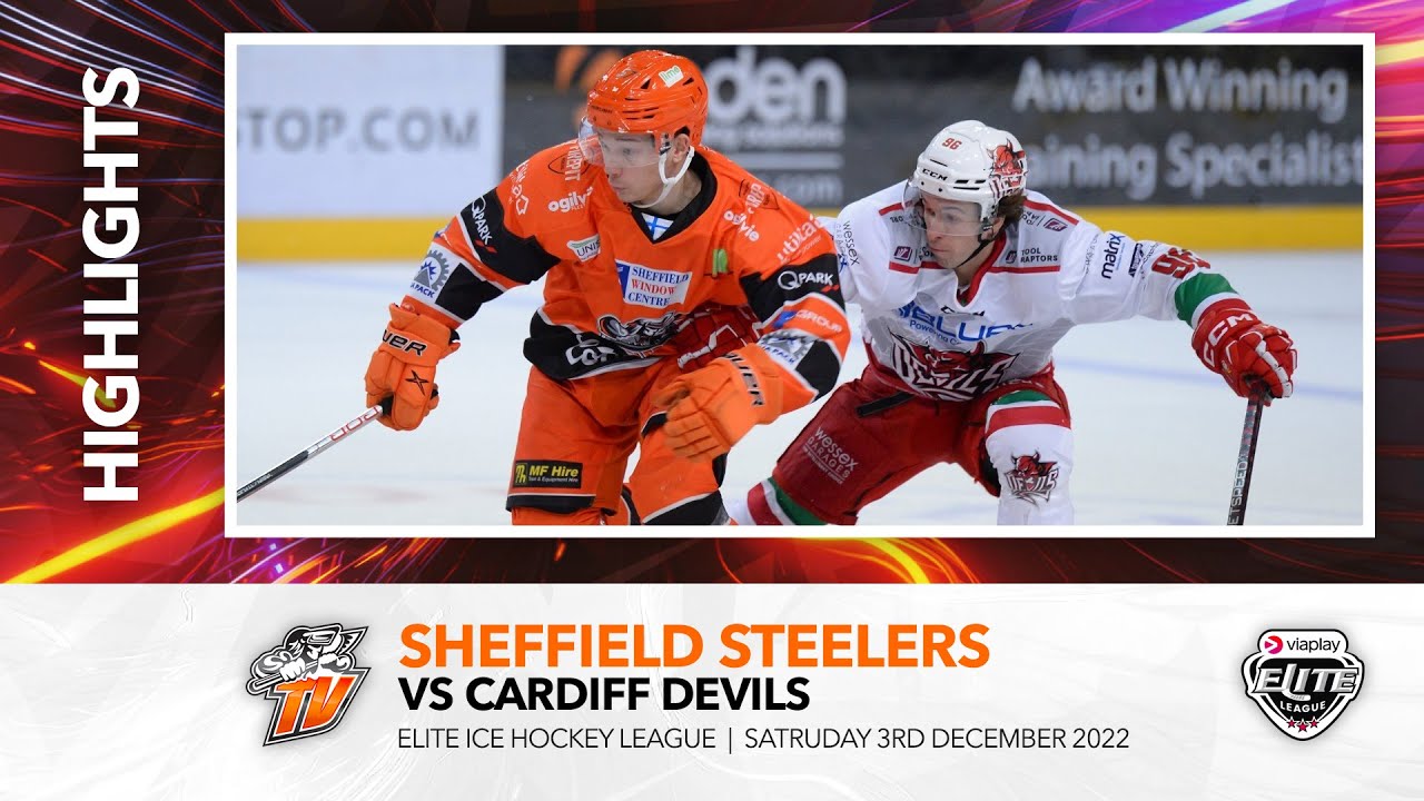 Sheffield Steelers V Cardiff Devils EIHL 3rd December 2022 YouTube