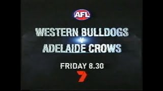 Channel Seven AFL Friday Night Football Western Bulldogs vs Adelaide Promo 2010