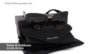 DOLCE & GABBANA DG 4296 501/8G - Occhiali originali completi di confezionie e certificati